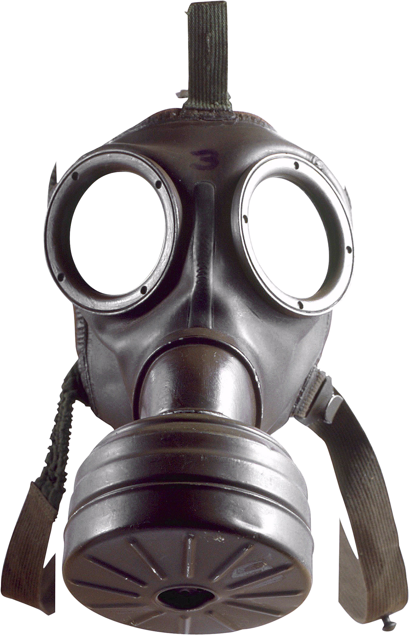 Cool de masque à gaz en cuir PNG