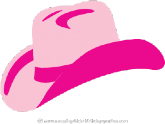 Cowboy Pink Hat PNG-Datei