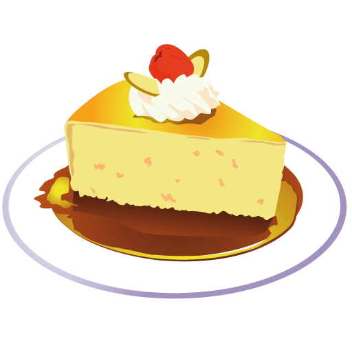 Creamy Cake Piece PNG Clipart