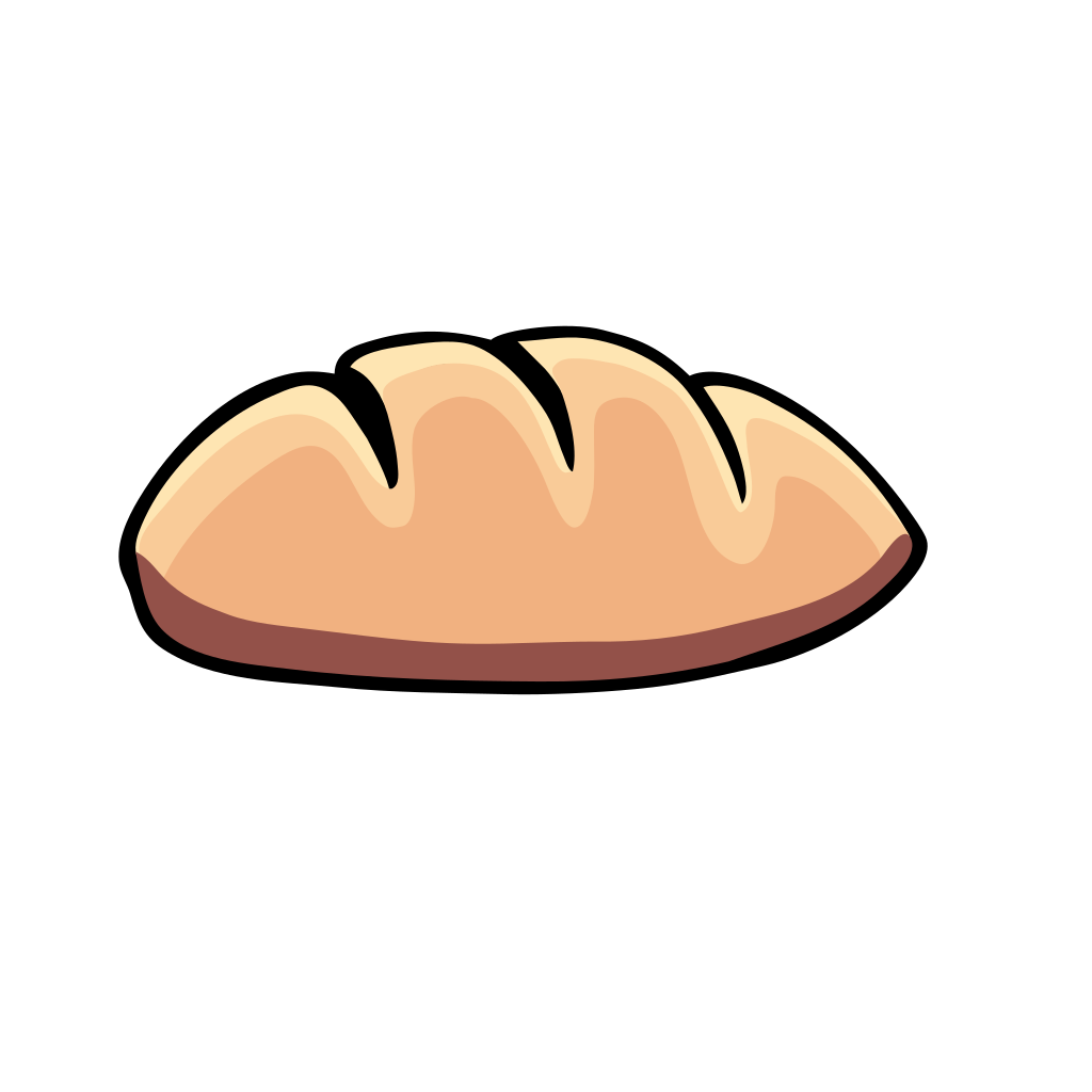 Croissant pão vector PNG clipart
