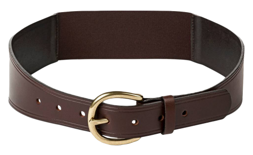 Dark Leather Brown Belt PNG