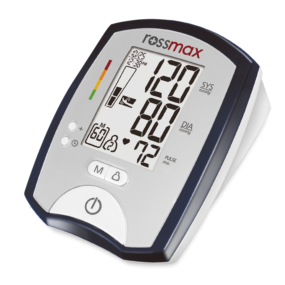 Monitor de pressão sanguínea digital Rossmax PNG