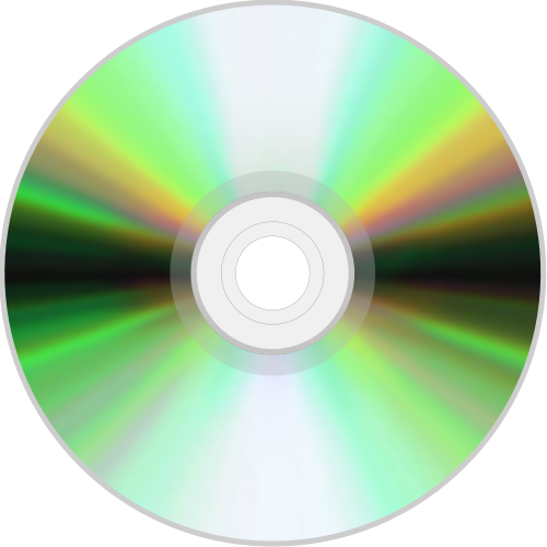 Digital CD Disk Vector PNG Clipart