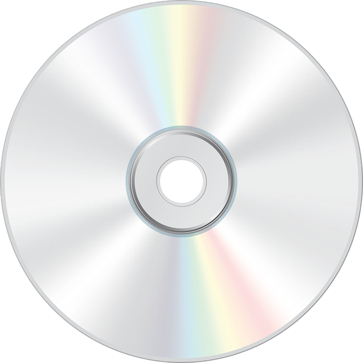 Digital Vector de disco de CD PNG transparente