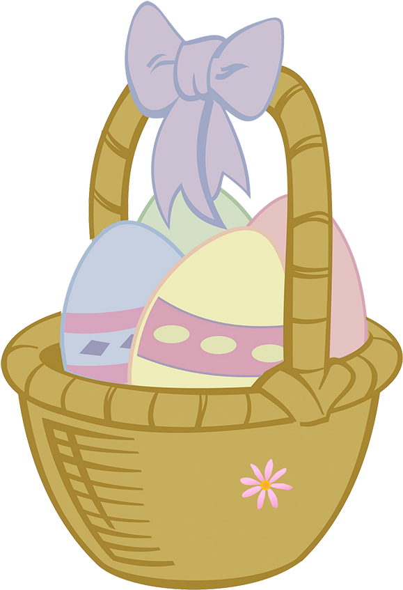 Easter Egg Basket PNG File