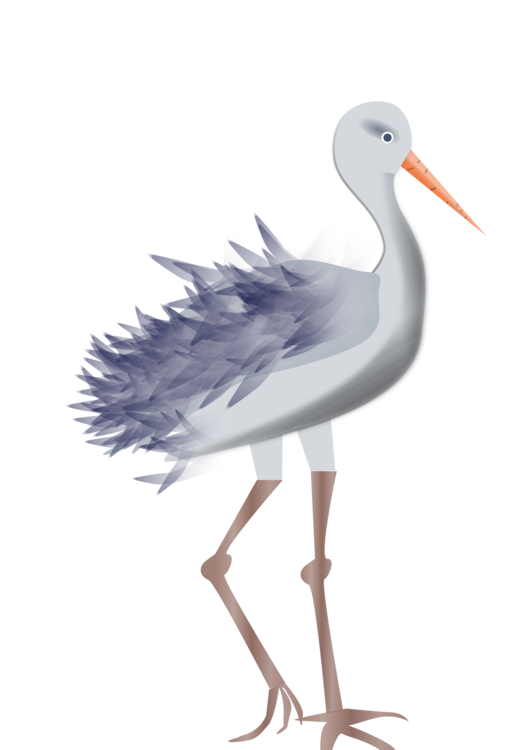Egret Bird PNG Transparent