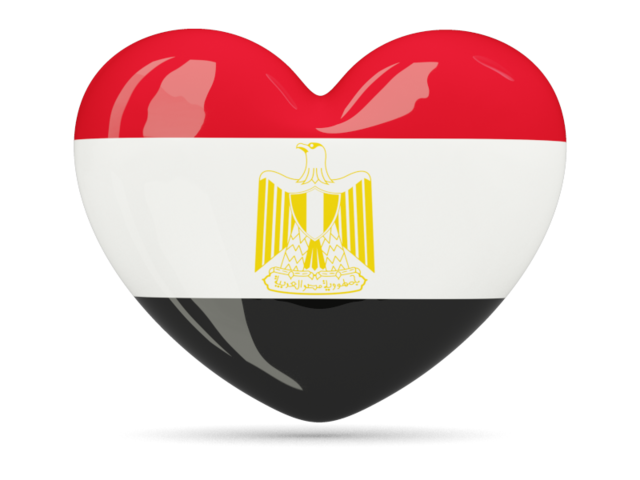 Ägypten-Flagge PNG-Bild
