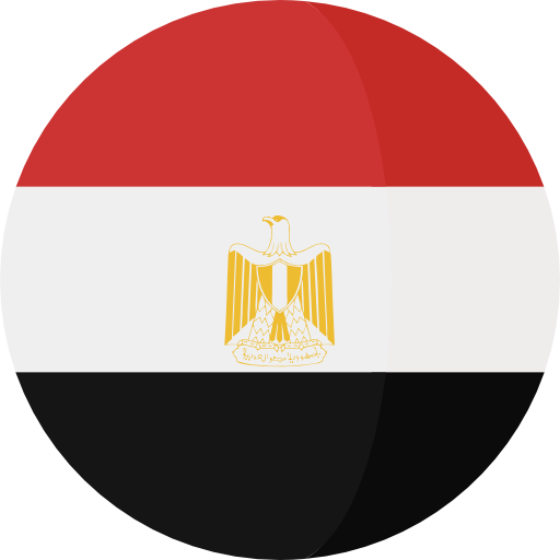 Ägypten Flagge PNG Transparentes Bild