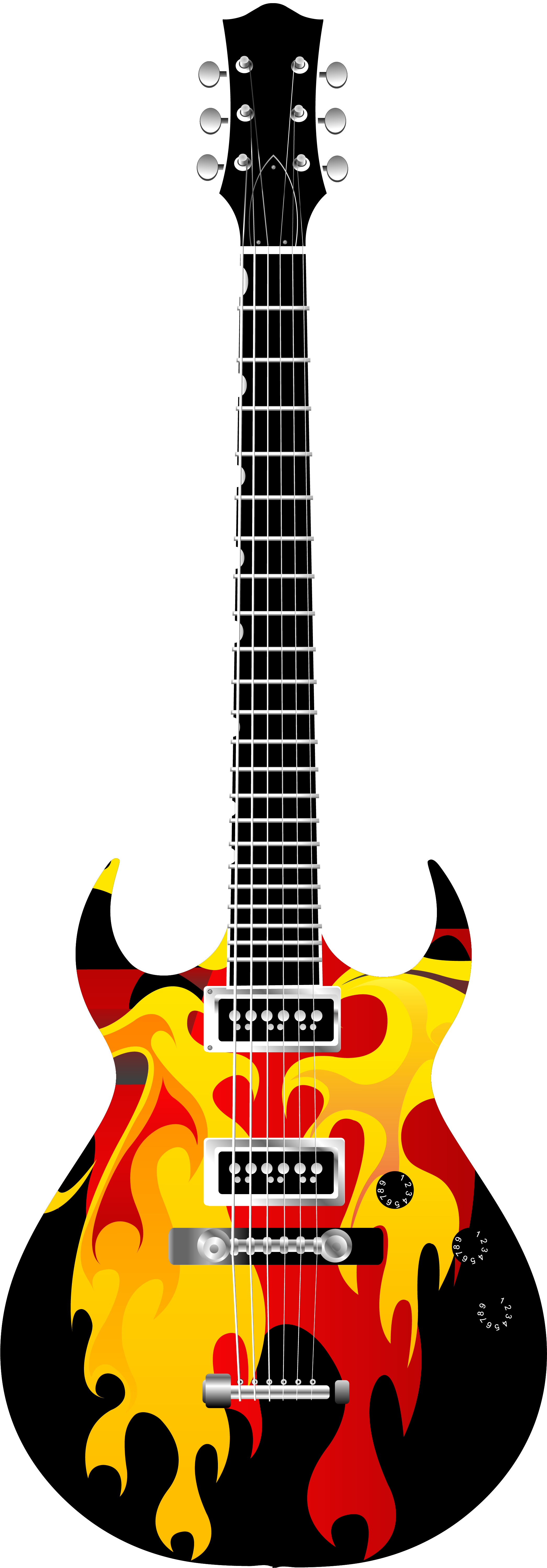 Electric Guitar Clipart Transparent PNG
