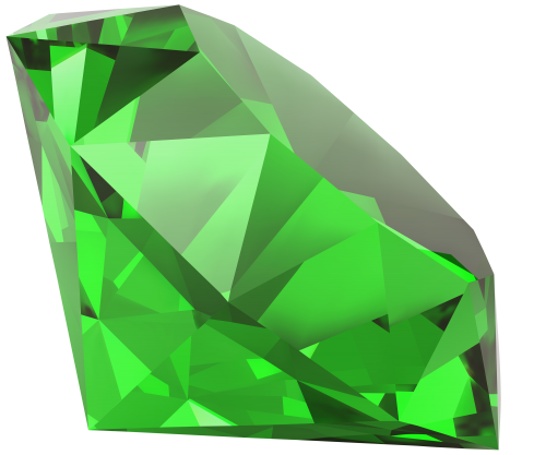 Emerald Stone Transparent Background