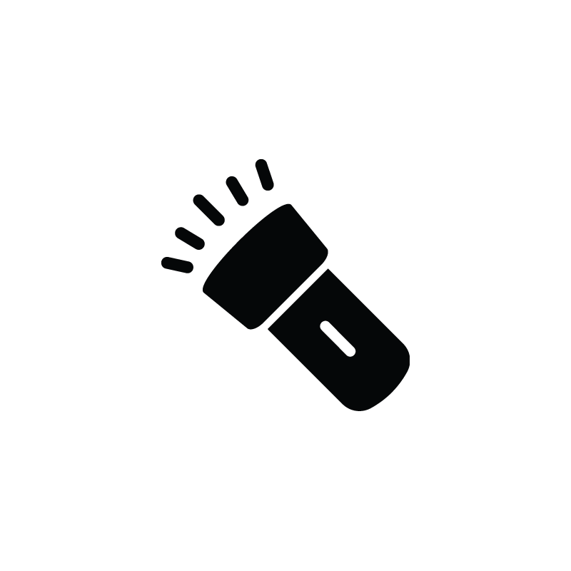 Emergency Image de PNG de lampe de poche de vecteur