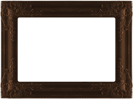 Empty Brown Frame PNG Image