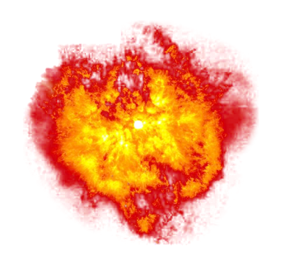 Explosion Immagine di fuoco di fuoco