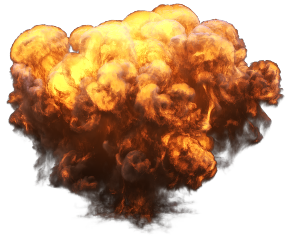 Explosion ไฟ PNG โปร่งใส