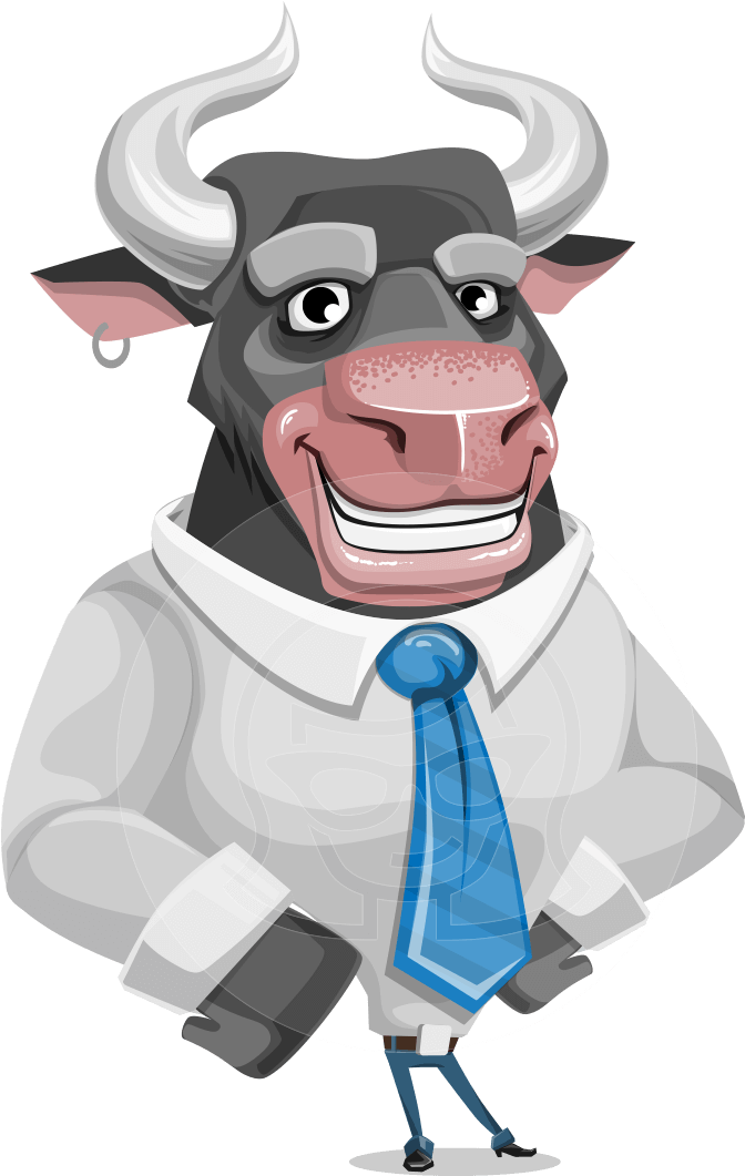 Face Bull Vector PNG Image
