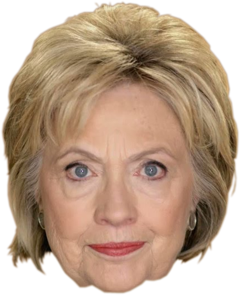 Face Hillary Clinton PNG Foto