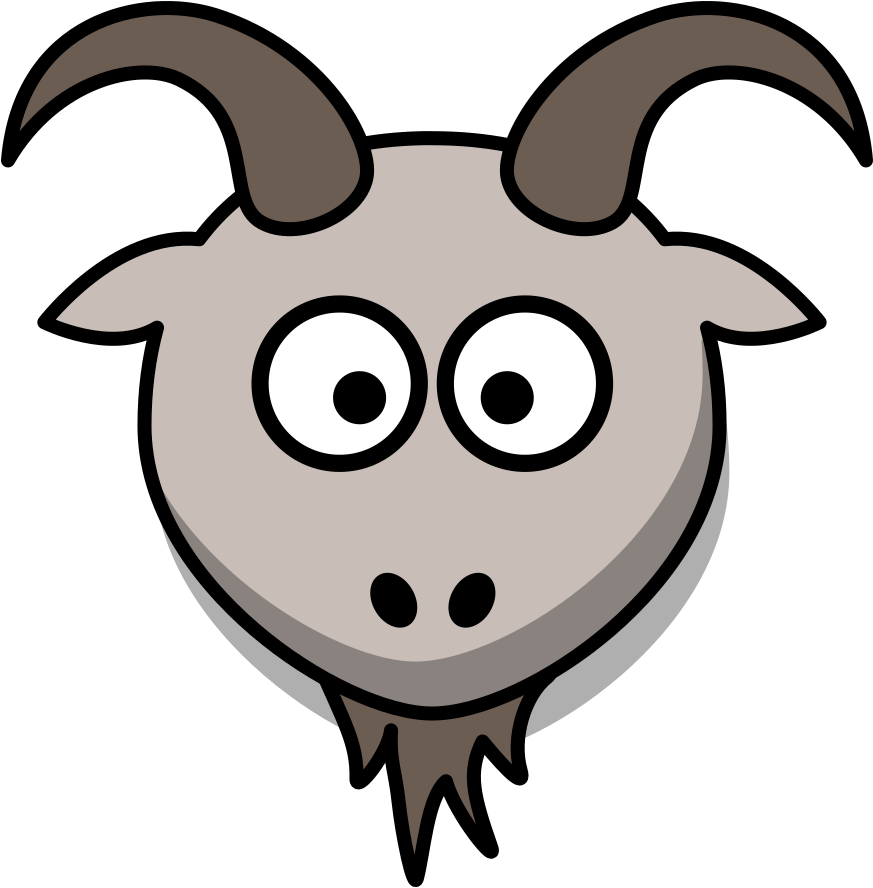 Face Vector Goat PNG