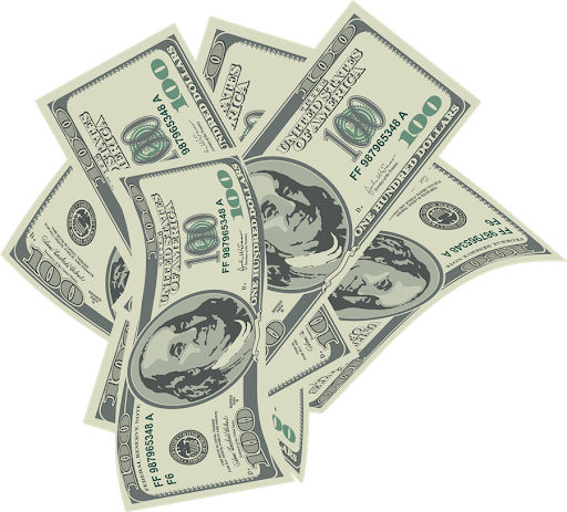 Falling Money Notes PNG Transparent Picture