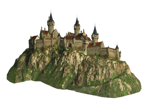 Fantasy Castle Transparent PNG