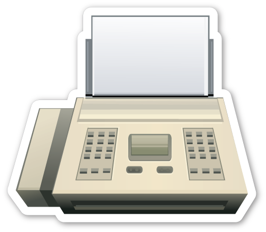 Máquina de fax PNG imagem transparente