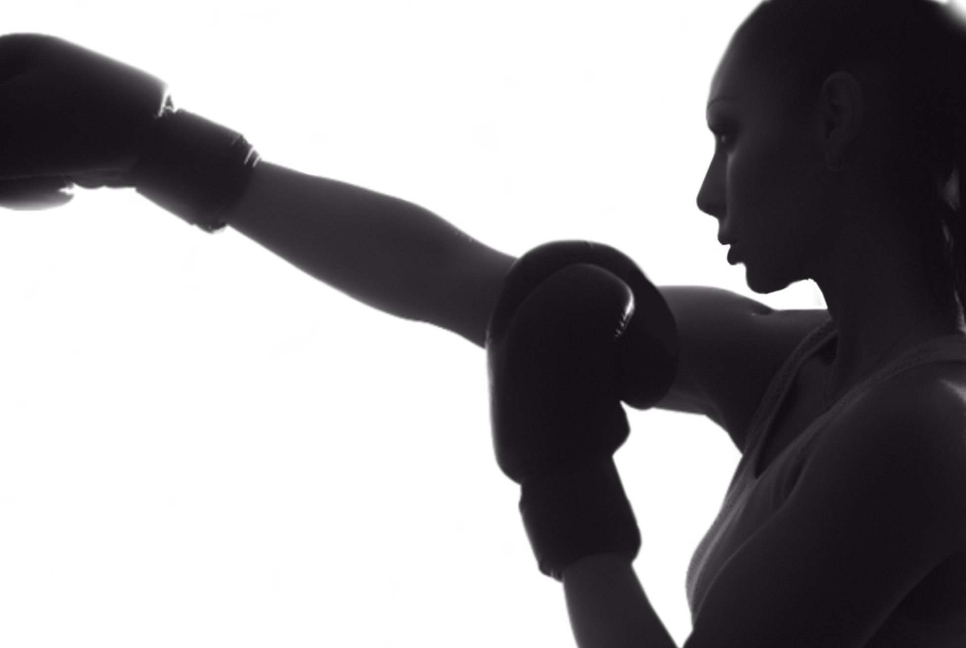 Female Boxer PNG Image