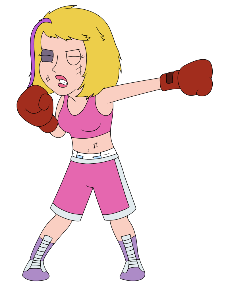 Female Boxer PNG Pic