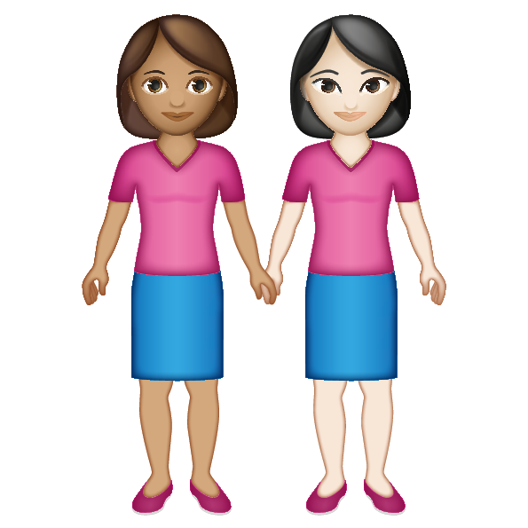 Female Holding Hands PNG File