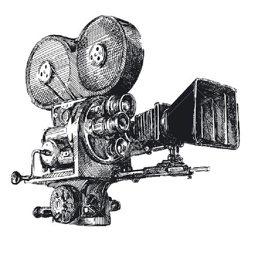 Film-Kamera-Zeichnung Transparenter PNG
