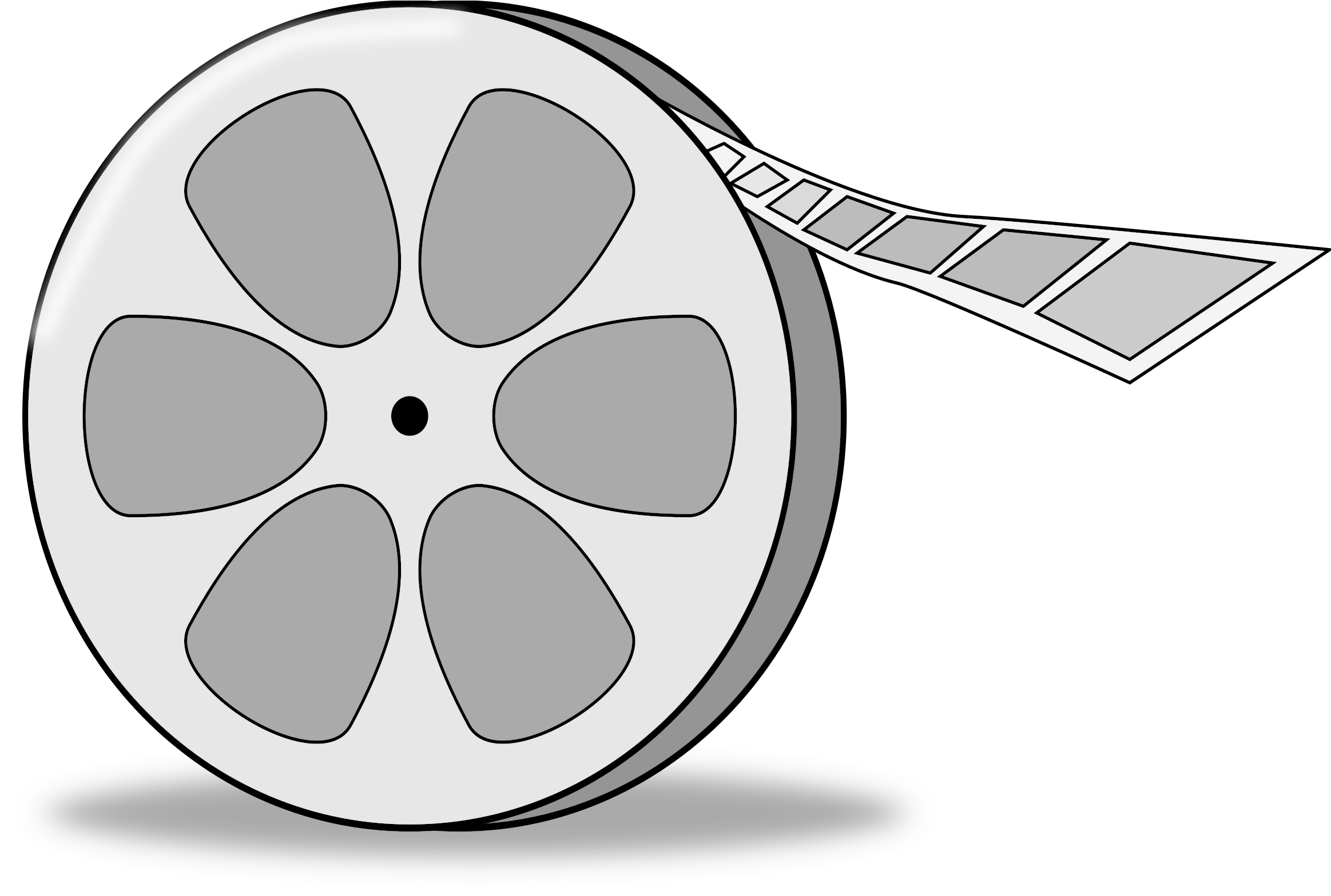 ฟิล์มรีลภาพยนตร์โปรเจคเตอร์ม้วน PNG โปร่งใส