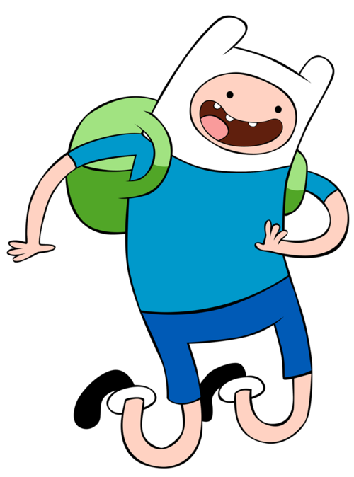 Finn The Human Funny Face Transparent PNG