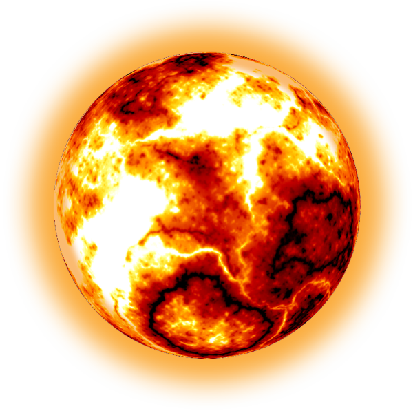 Fireball Globe Transparent PNG
