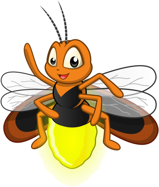 Vuurfly Lightning Bug Clipart PNG