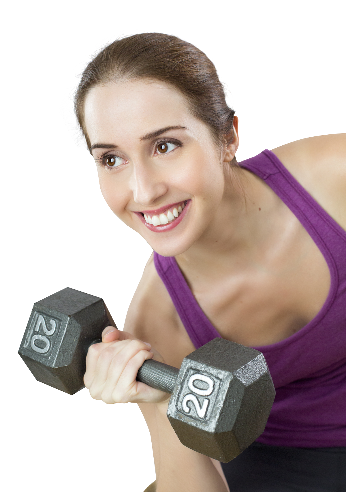 Fit Young Woman Smiling Transparent PNG