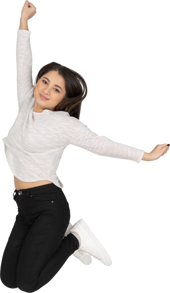 Fit Young Woman Stretching Transparent PNG