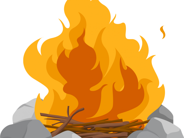 Flame Campfire Vector PNG Image