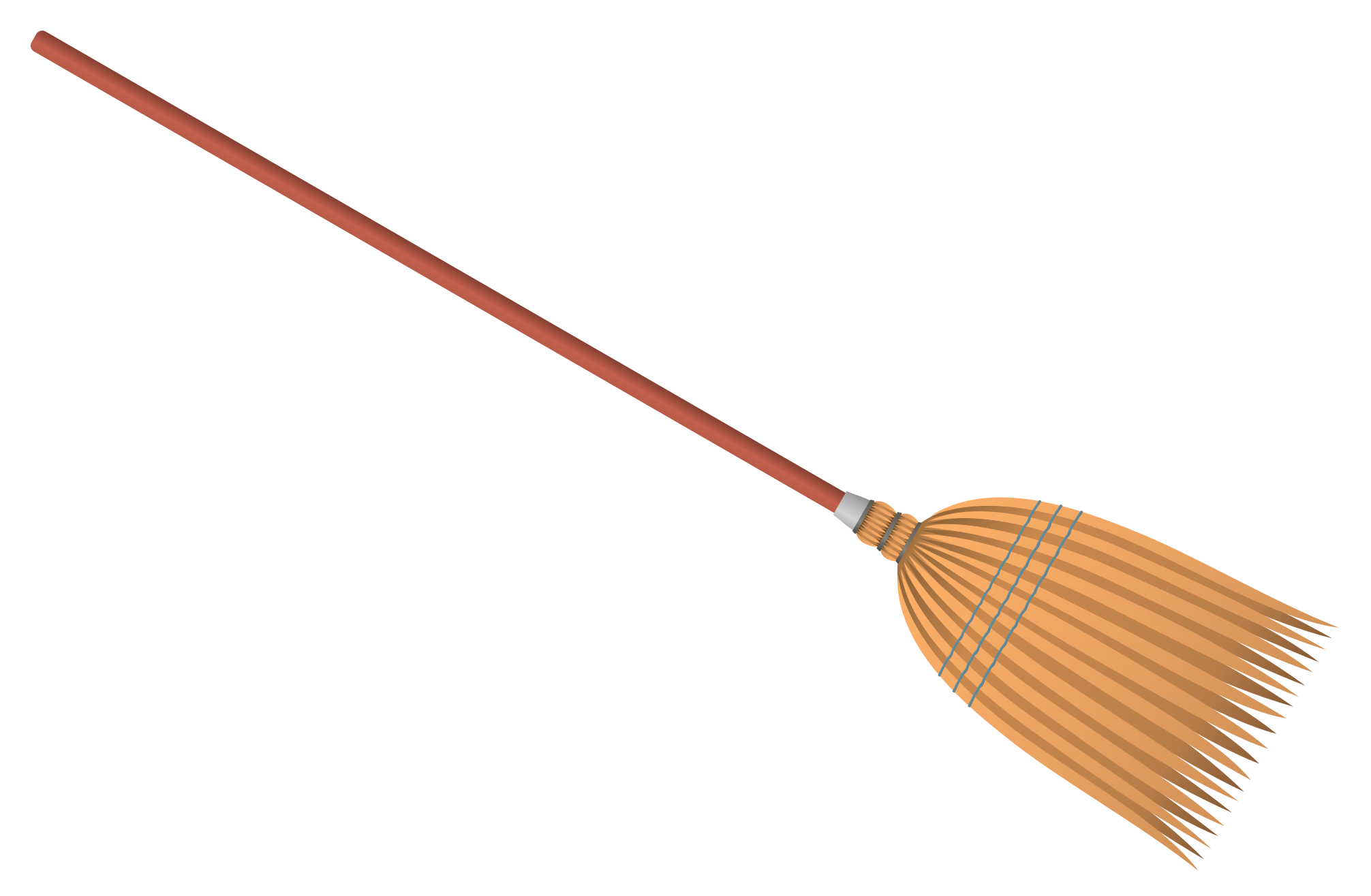 Gambar PNG broomstick datar