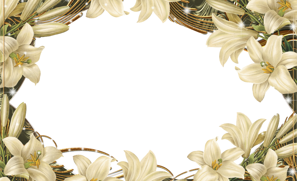 꽃 테두리 PNG 파일