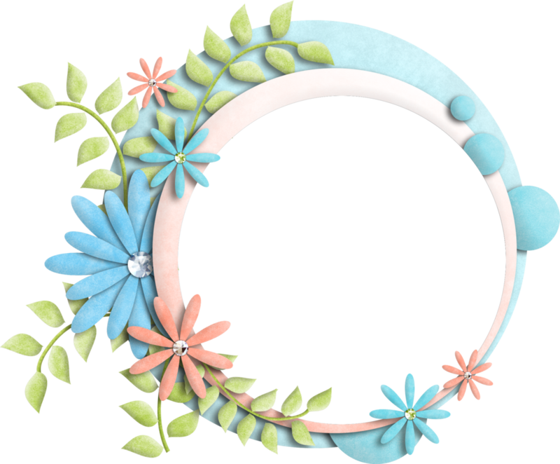 Imagem de PNG de fronteira de círculo floral