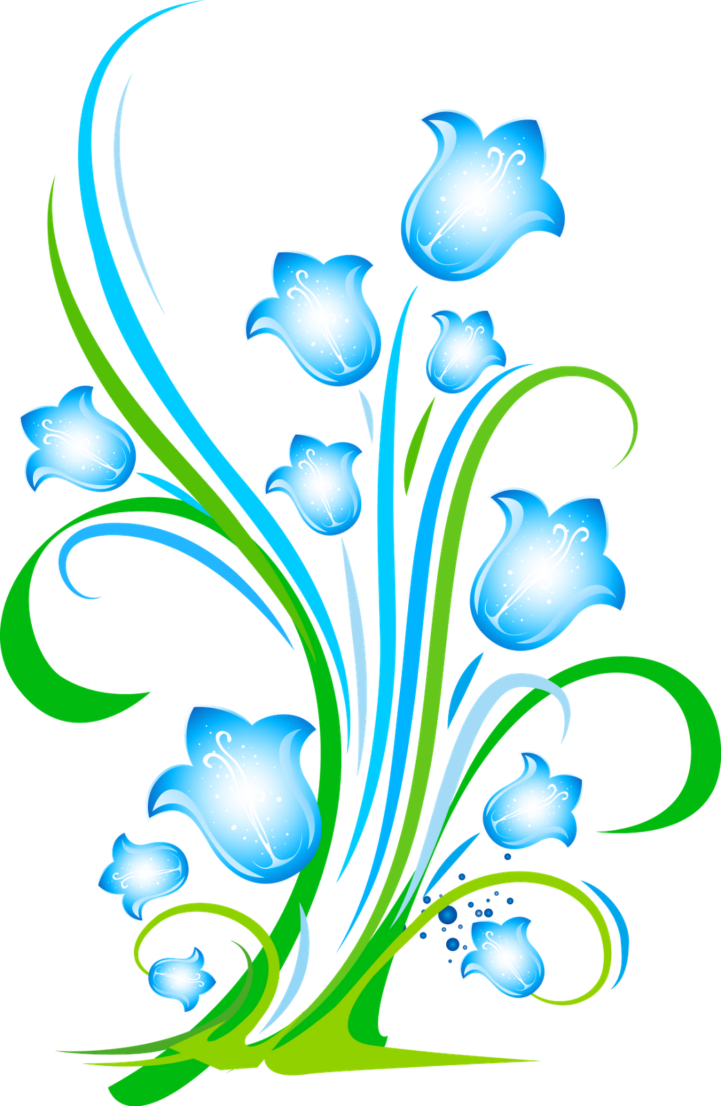 Floral Swirl PNG Image