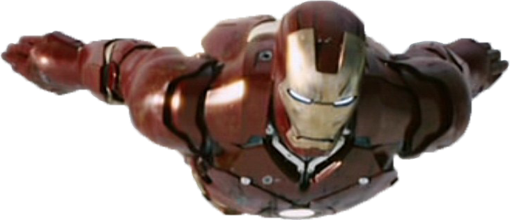 Flying Iron Man PNG Clipart
