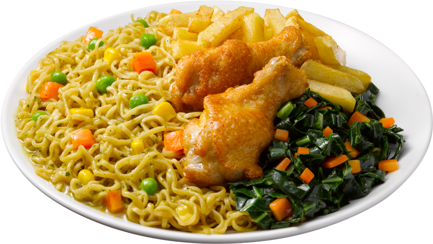 Food Plate Noodles PNG