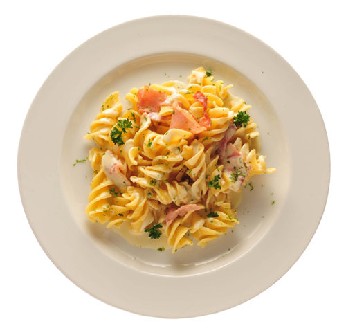 Food Plate Top View Pasta PNG