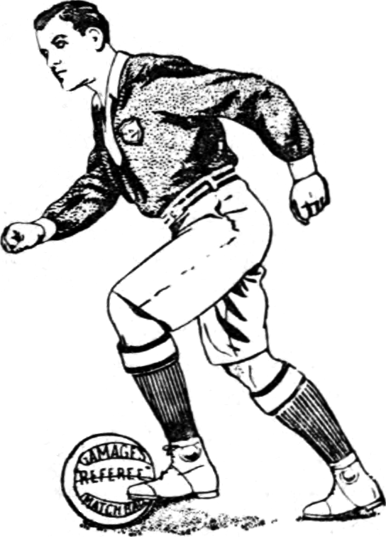 Jugador de fútbol dibujo PNG transparente