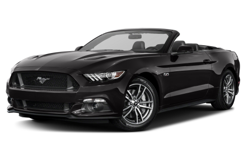 Ford Mustang Convertible Car Black Transparent PNG