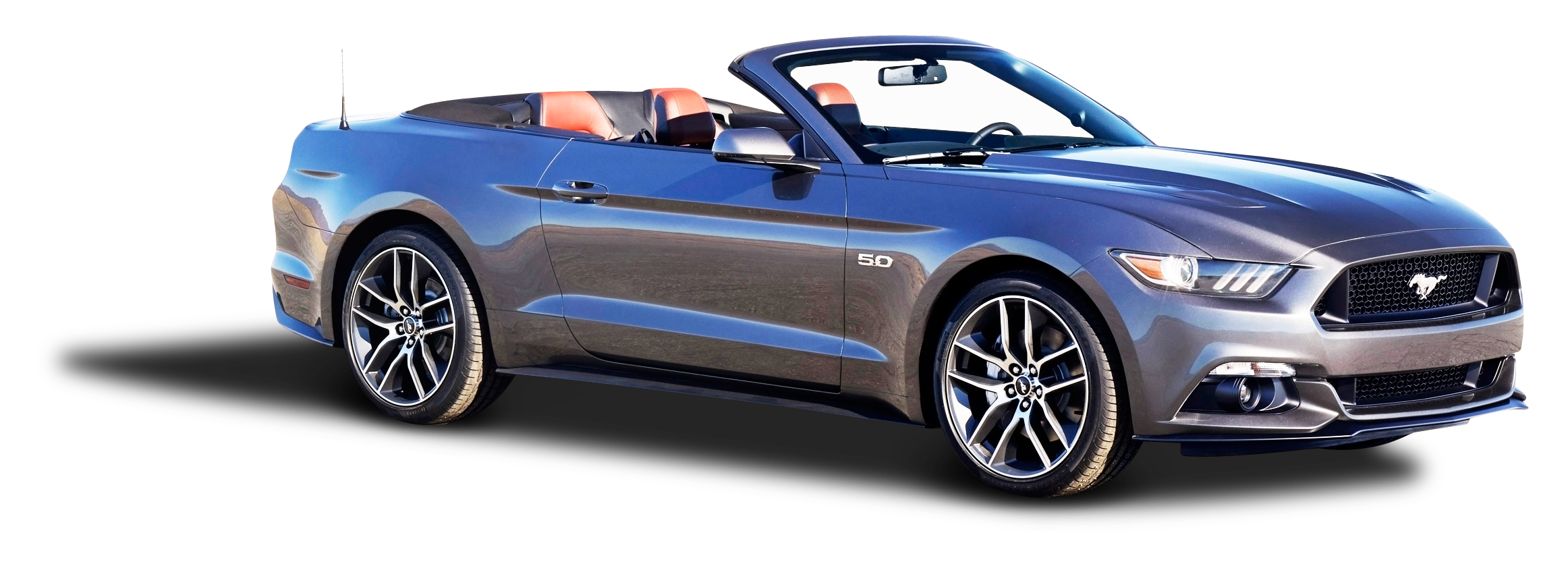 Ford Mustang Convertible Car Primo piano PNG Trasparente