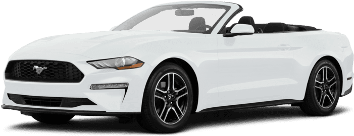 Ford Mustang Convertible Car White Transparent PNG