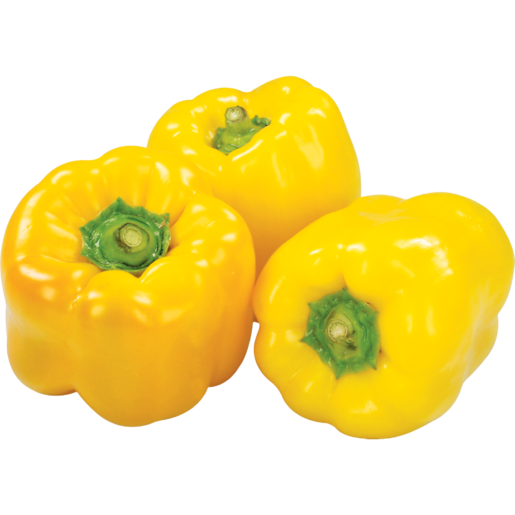 Fresh Organic Bell Pepper Yellow Transparent PNG