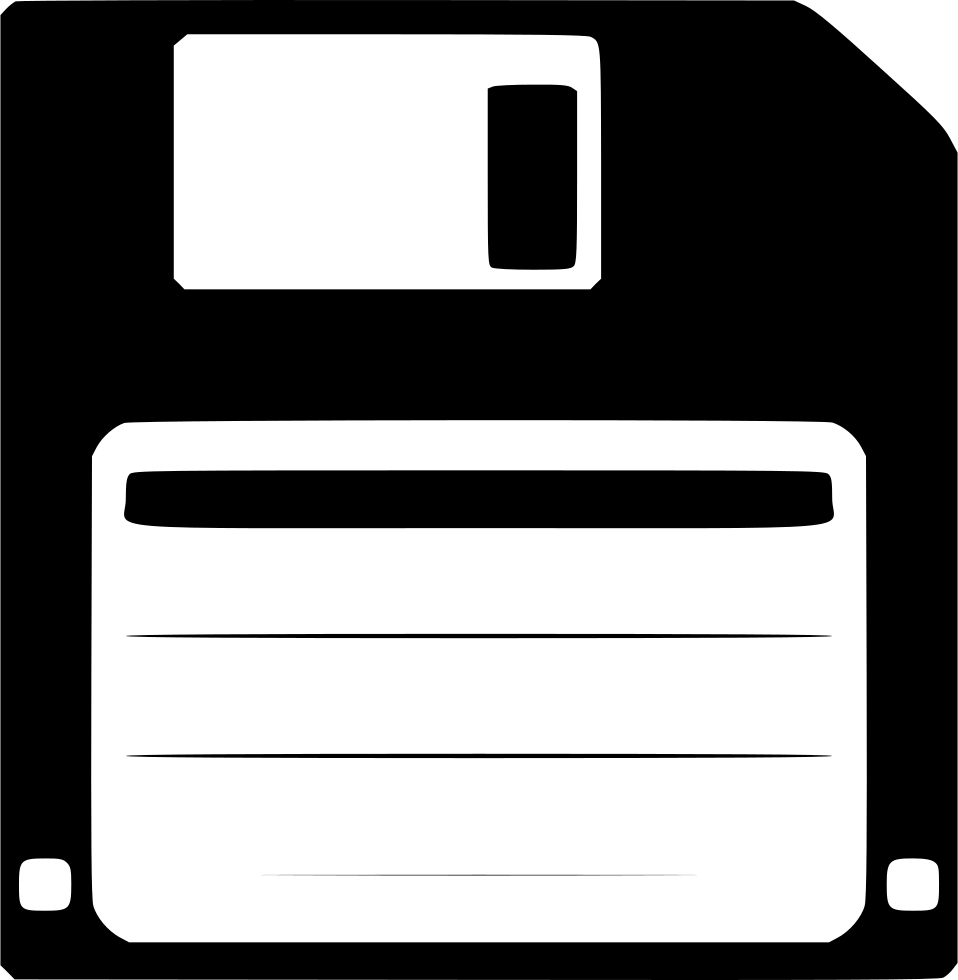 Front Floppy Disk PNG Clipart