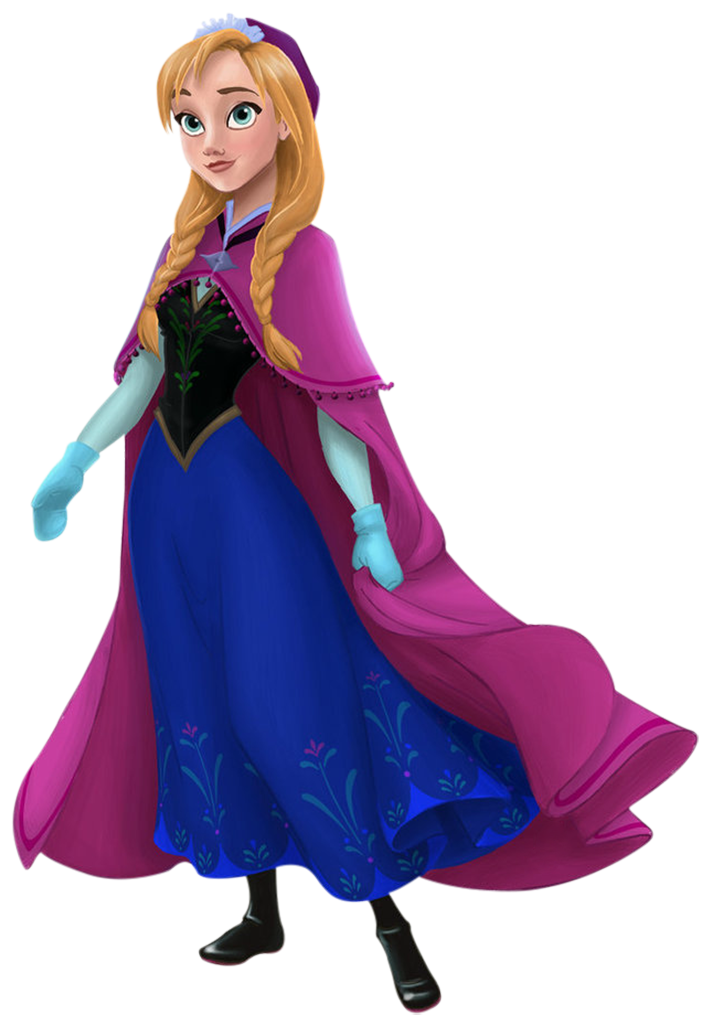 Frozen Anna PNG Background Image