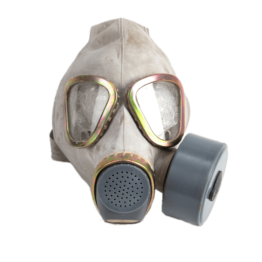 Volledig gezicht cool gasmasker Transparant PNG